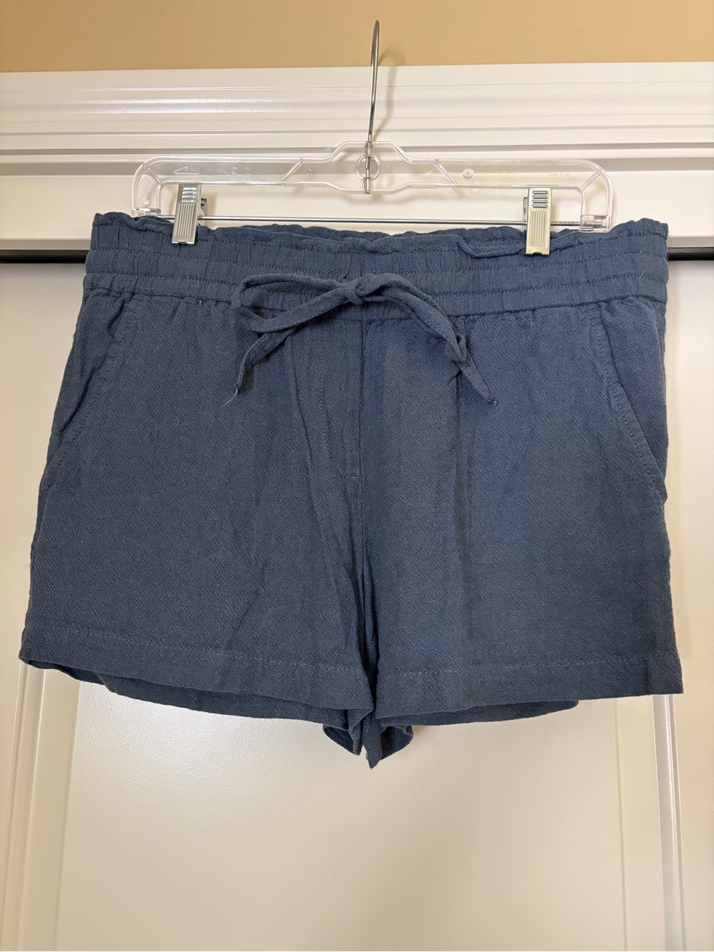 LOFT Navy Drawstring Athletic Shorts